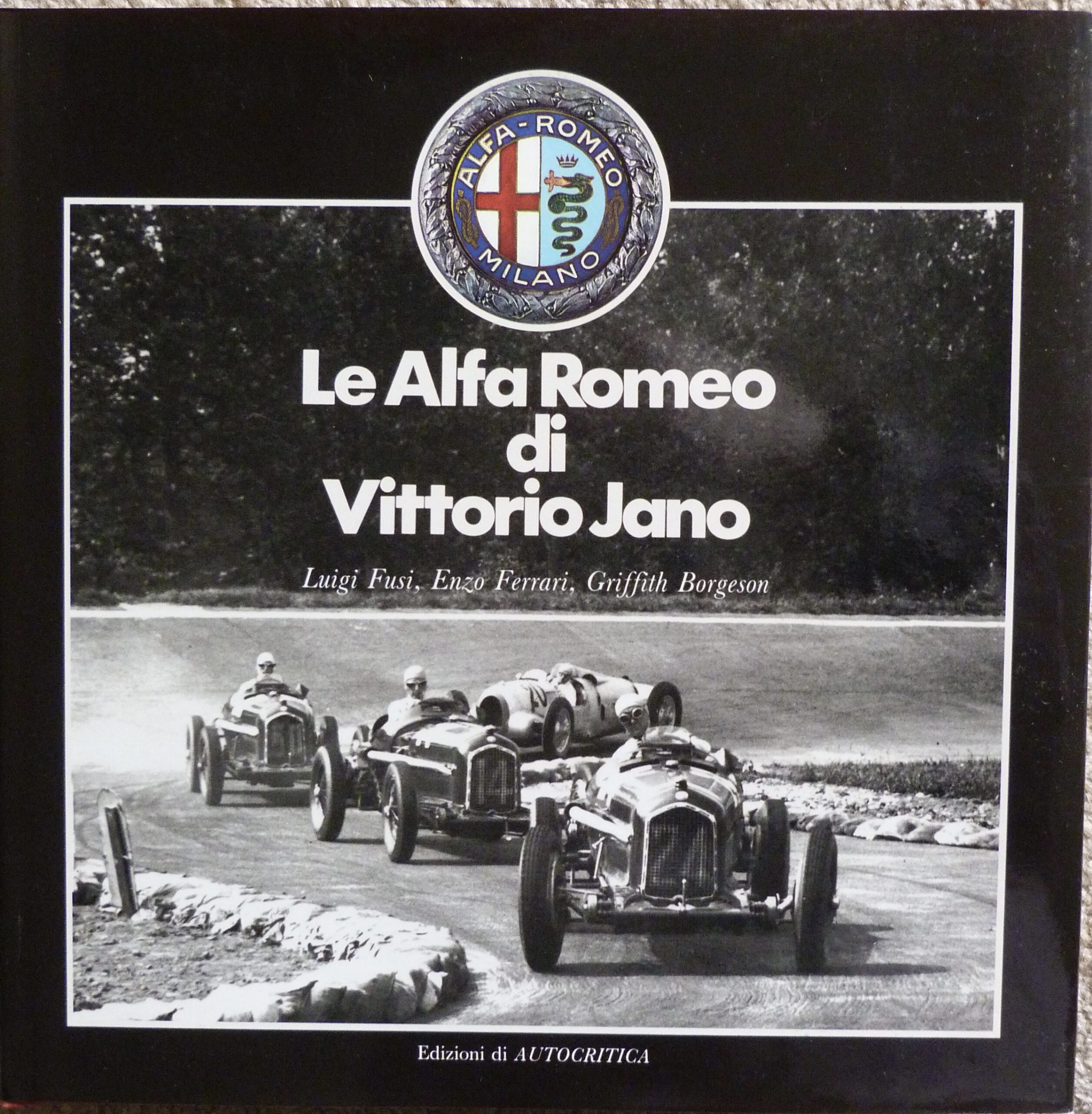 Le Alfa Romeo di Vittorio Jano 書籍 Le Alfa Romeo di Vittorio Jano | David Thomas Motoring Books