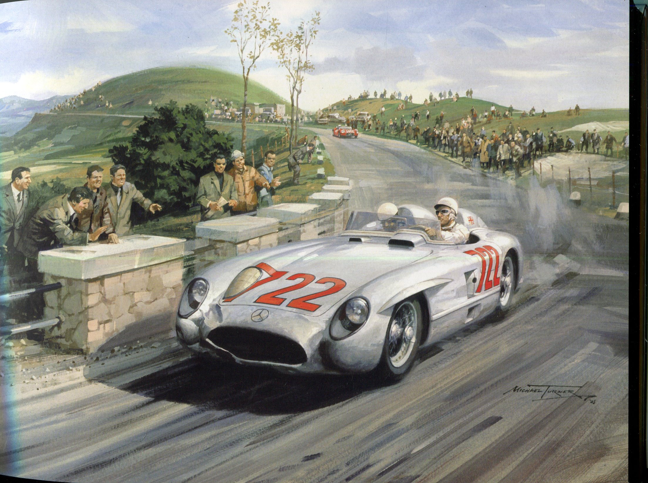 722, The Xxii Mille Miglia Stirling Moss Denis Jenkinson And Their 