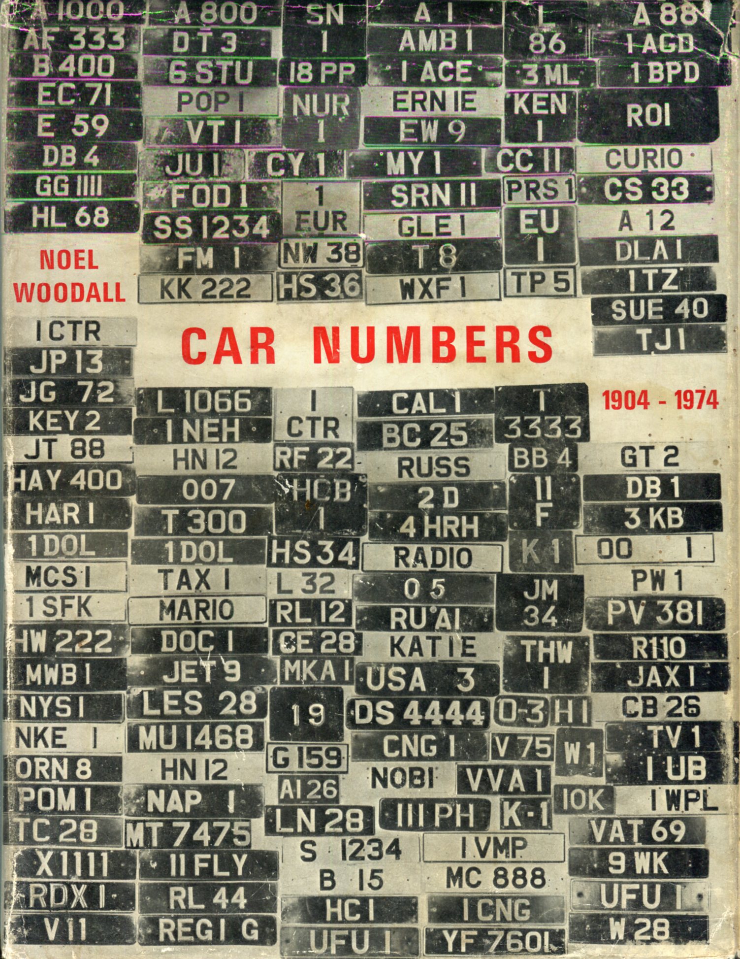 Cars Numbers List Car Numbers 1904-1974 | David Thomas Motoring Books